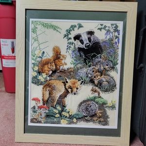 Woodland Creatures Cross-stitch